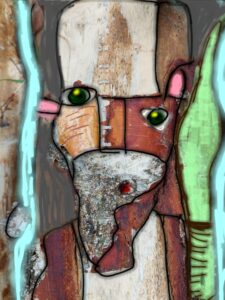 gemalter Hohepriester