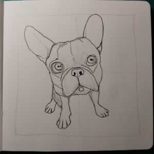 Vorzeichnung Hund
