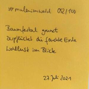 handgeschriebenes Gedicht