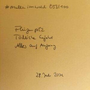 handgeschriebenes Gedicht
