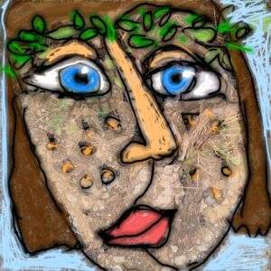 gemaltes Gesicht