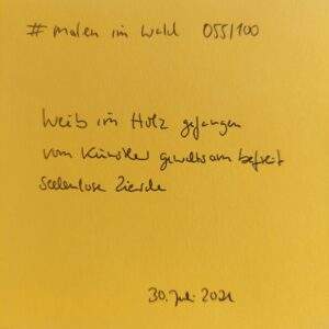 handgeschriebenes Gedicht