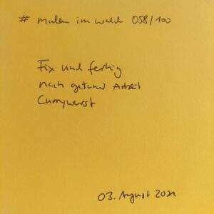 handgeschriebenes Gedicht