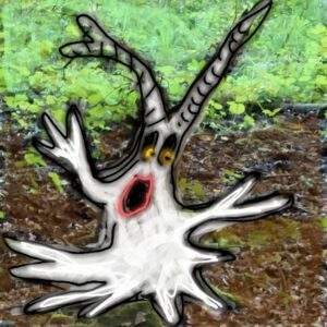 Waldgeist, gemalt