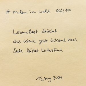 handgeschriebenes Gedicht
