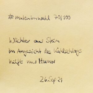 handgeschriebenes Gedicht