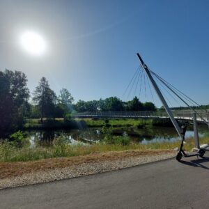 Fußgängerbrücke über die Fulda