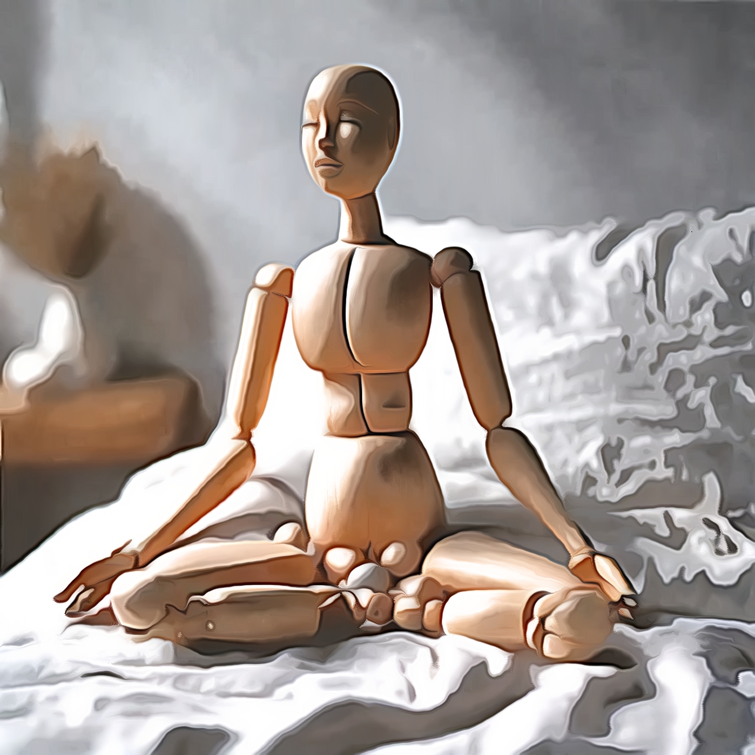 #ES meditiert im Bett-Original